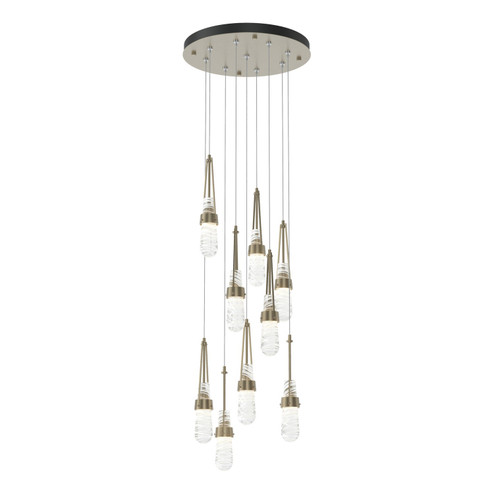 Link Link 9-Light Blown Glass Pendant in Soft Gold (39|131100-SKT-STND-84-YJ0434)