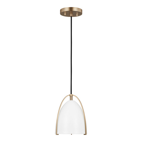 Norman One Light Mini-Pendant in Satin Brass (454|6151801-848)