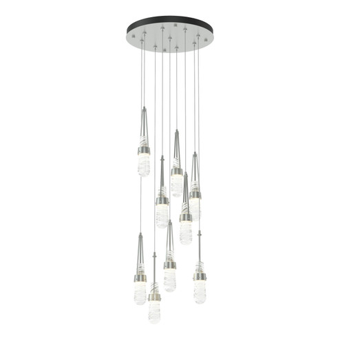 Link Link 9-Light Blown Glass Pendant in Vintage Platinum (39|131100-SKT-STND-82-YJ0434)