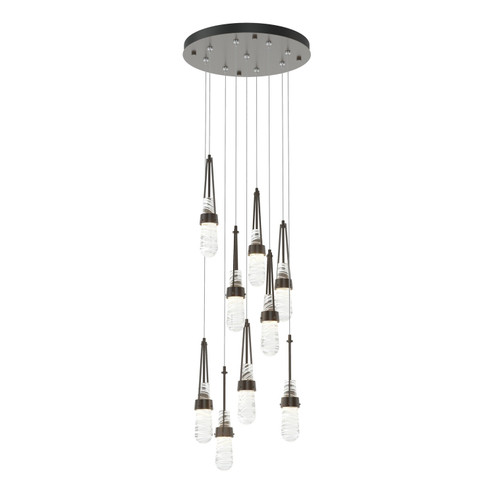 Link Link 9-Light Blown Glass Pendant in Oil Rubbed Bronze (39|131100-SKT-STND-14-YJ0434)