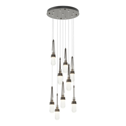 Link Link 9-Light Blown Glass Pendant in Oil Rubbed Bronze (39|131100-SKT-STND-14-YG0434)