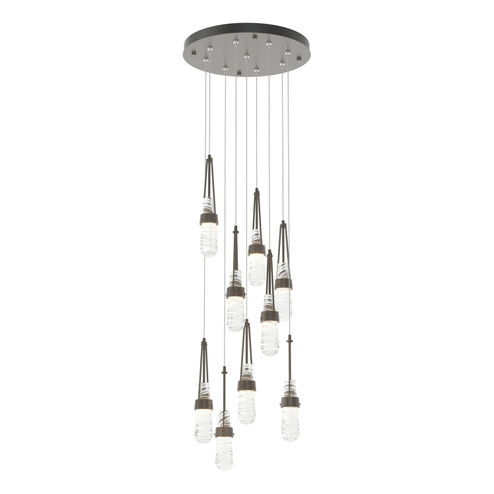 Link Link 9-Light Blown Glass Pendant in Dark Smoke (39|131100-SKT-STND-07-YJ0434)