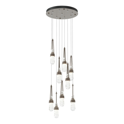 Link Link 9-Light Blown Glass Pendant in Bronze (39|131100-SKT-STND-05-YJ0434)