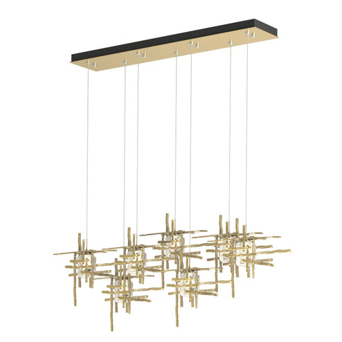Tura Tura 7-Light Seeded Glass Pendant in White (39|131095-SKT-STND-02-II0728)