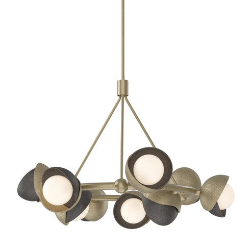 Brooklyn Brooklyn 9-Light Double Shade Ring Pendant in Soft Gold (39|131068-SKT-MULT-84-14-GG0711)