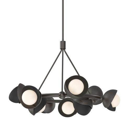 Brooklyn Brooklyn 9-Light Double Shade Ring Pendant in Oil Rubbed Bronze (39|131068-SKT-MULT-14-10-GG0711)