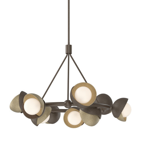 Brooklyn Brooklyn 9-Light Double Shade Ring Pendant in Bronze (39|131068-SKT-MULT-05-84-GG0711)