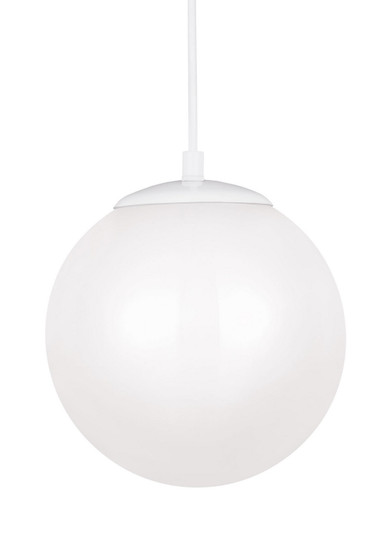 Leo - Hanging Globe LED Pendant in White (454|602093S-15)