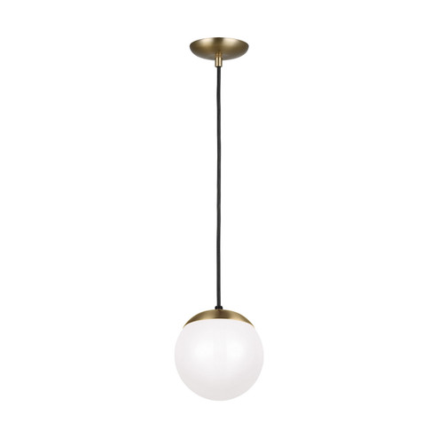 Leo - Hanging Globe One Light Pendant in Satin Brass (454|6018-848)