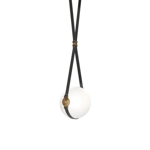 Derby Derby Small LED Pendant in Black (39|131040-LED-LONG-10-27-LK-HF-GG0670)