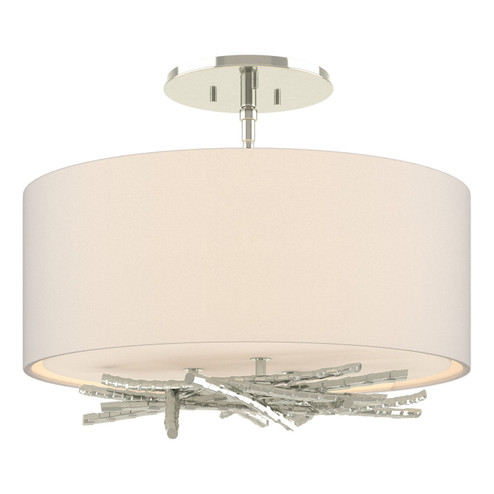 Brindille Three Light Semi-Flush Mount in Sterling (39|127660-SKT-85-SE1505)