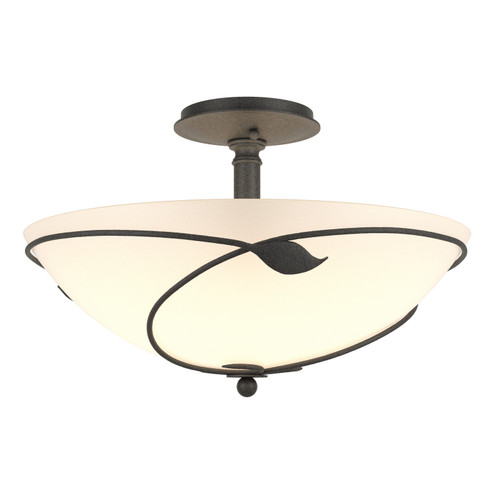 Leaf Three Light Semi-Flush Mount in Natural Iron (39|126732-SKT-20-GG0052)