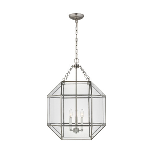 Morrison Three Light Lantern in Brushed Nickel (454|5279403EN-962)