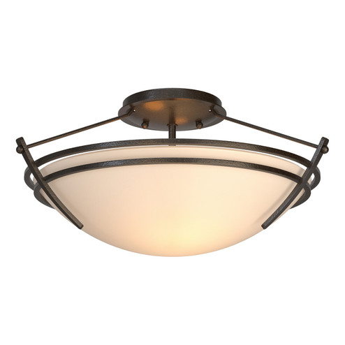 Tryne Presidio Tryne Small Semi-Flush in Oil Rubbed Bronze (39|124412-SKT-14-GG0047)
