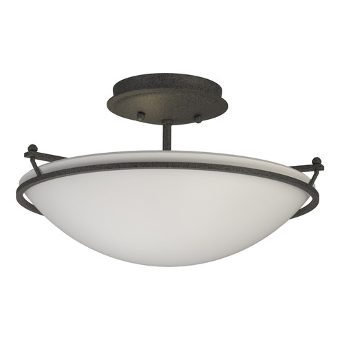 Simple Lines Plain Small Semi-Flush in Natural Iron (39|124302-SKT-20-GG0047)