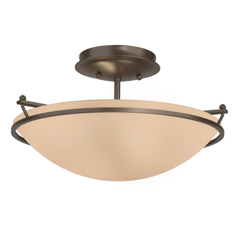 Simple Lines Plain Small Semi-Flush in Bronze (39|124302-SKT-05-SS0047)
