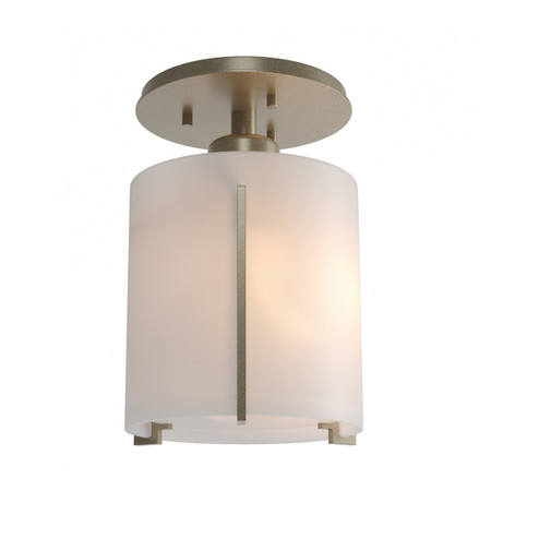 Exos Glass One Light Semi-Flush Mount in Soft Gold (39|123775-SKT-84-GG0140)