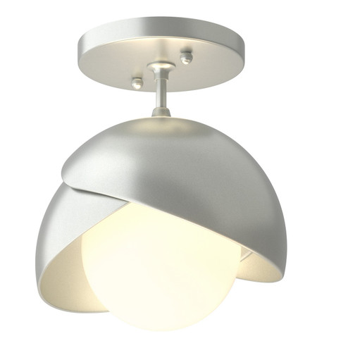 Brooklyn Brooklyn 1-Light Double Shade Semi-Flush in Vintage Platinum (39|121377-SKT-82-82-GG0711)