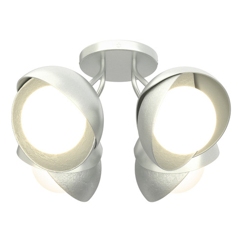 Brooklyn Brooklyn 4-Light Double Shade Semi-Flush in Vintage Platinum (39|121376-SKT-82-82-GG0711)