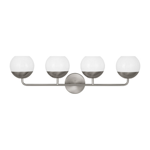 Alvin LED Bath Wall Sconce in Brushed Nickel (454|4468104EN3-962)