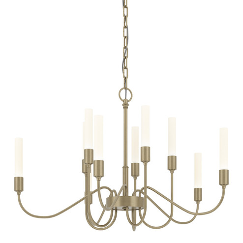 Lisse Lisse 10 Arm Chandelier in Soft Gold (39|106030-SKT-84)