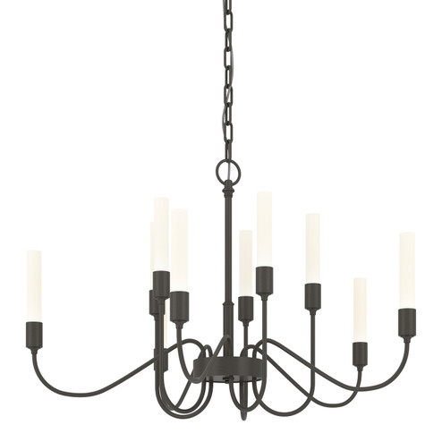 Lisse Lisse 10 Arm Chandelier in Dark Smoke (39|106030-SKT-07)