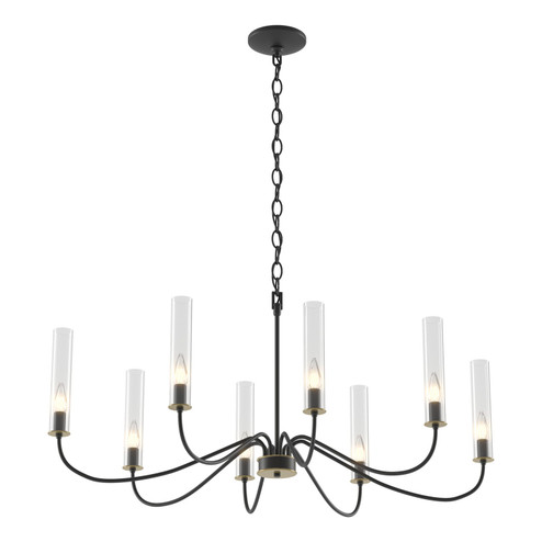 Grace Grace 8-Arm Chandelier in Black (39|105050-SKT-10-BR-ZM0611)