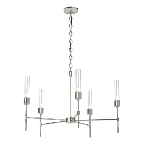 Vela Vela 5 Arm Chandelier in Sterling (39|105045-SKT-85-ZM0611)