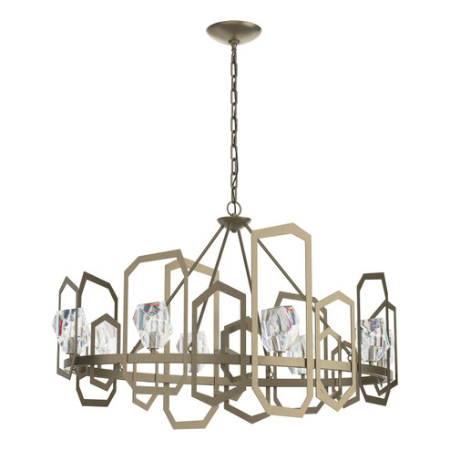 Gatsby Eight Light Chandelier in Soft Gold (39|105020-SKT-84-CR)