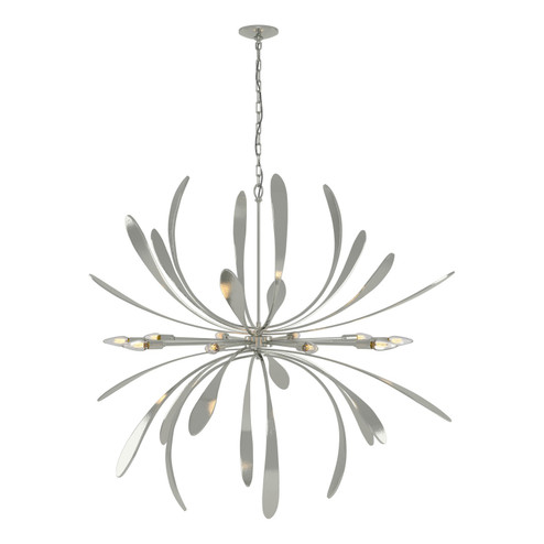 Dahlia Ten Light Chandelier in Sterling (39|104355-SKT-85) Dahlia Ten Light Chandelier in Sterling (39|104355-SKT-85)