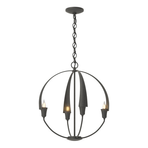 Cirque Four Light Chandelier in Natural Iron (39|104201-SKT-20)