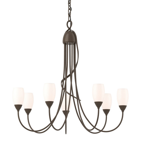 Flora Flora 7 Arm Chandelier in Bronze (39|103049-SKT-05-GG0444)