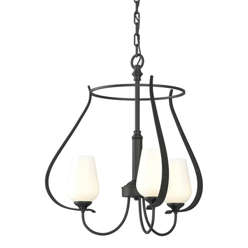 Flora Flora 3 Arm Chandelier in Black (39|103047-SKT-10-GG0303)