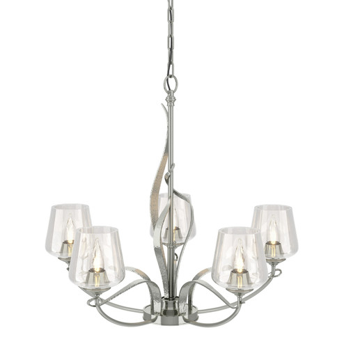 Flora Flora 5 Arm Chandelier in Sterling (39|103040-SKT-85-ZM0236)