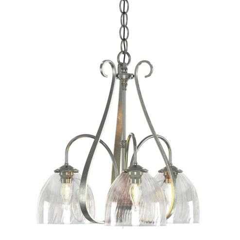 Sweeping Taper Sweeping Taper 3 Arm Chandelier in Sterling (39|101441-SKT-85-LL0001)