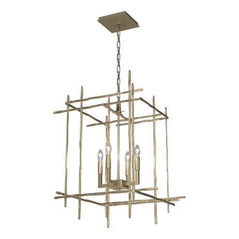 Tura Tura 4-Light Medium Chandelier in Soft Gold (39|101316-SKT-84)