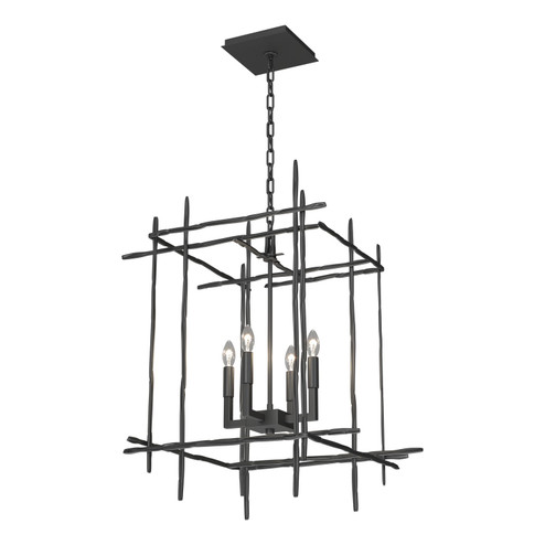 Tura Tura 4-Light Medium Chandelier in Black (39|101316-SKT-10)