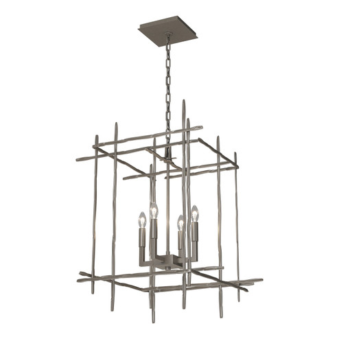 Tura Tura 4-Light Medium Chandelier in Dark Smoke (39|101316-SKT-07)
