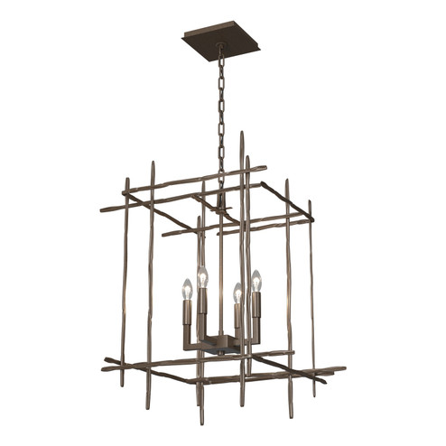 Tura Tura 4-Light Medium Chandelier in Bronze (39|101316-SKT-05)