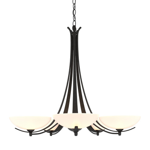 Aegis Aegis 5 Arm Chandelier in Black (39|101261-SKT-10-GG0123)