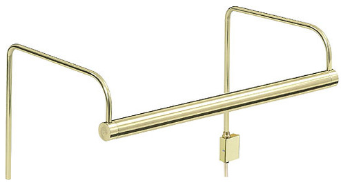 Slim-line 13 Light Picture Light in Polished Brass (30|SL64-61)
