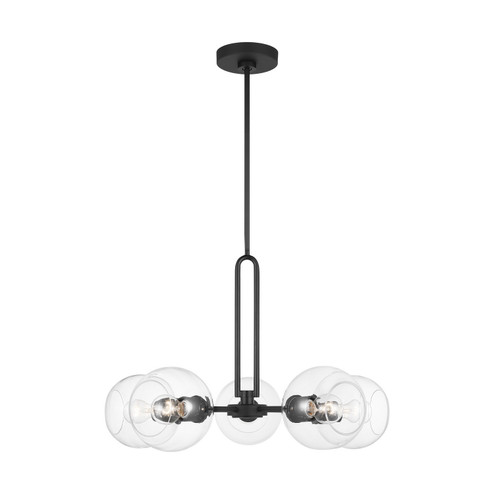 Codyn Five Light Chandelier in Midnight Black (454|3155705-112)