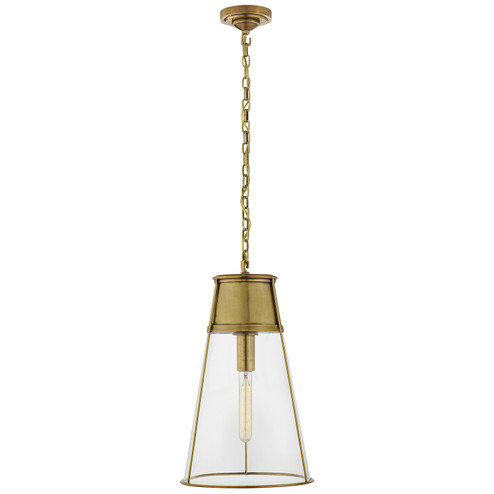 Robinson One Light Pendant in Hand-Rubbed Antique Brass (268|TOB 5753HAB-CG)