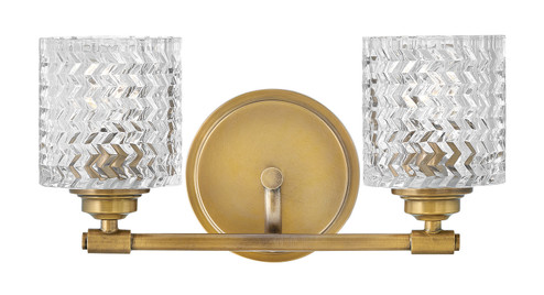 Elle LED Vanity in Heritage Brass (13|5042HB)