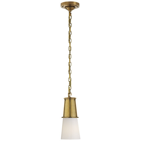 Robinson One Light Pendant in Hand-Rubbed Antique Brass (268|TOB 5751HAB-WG)
