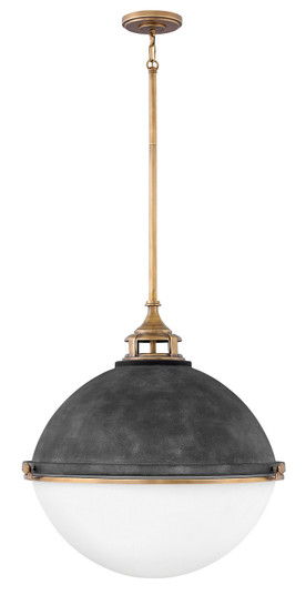 Fletcher LED Chandelier in Aged Zinc (13|4836DZ)