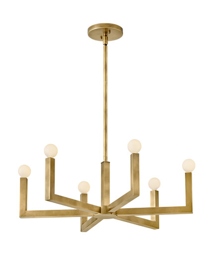 Ezra LED Chandelier in Heritage Brass (13|45046HB)