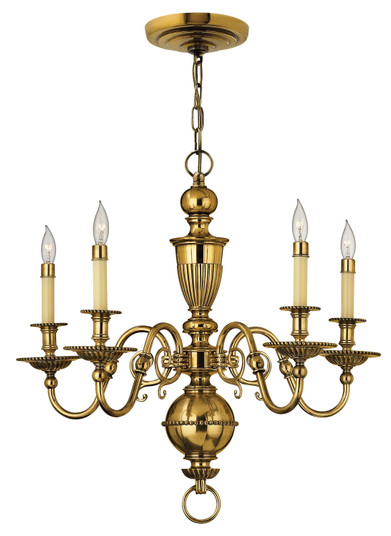 Cambridge LED Chandelier in Burnished Brass (13|4415BB)