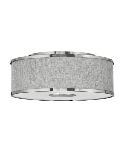 Halo Heathered Gray LED Foyer Pendant in Brushed Nickel (13|42007BN)