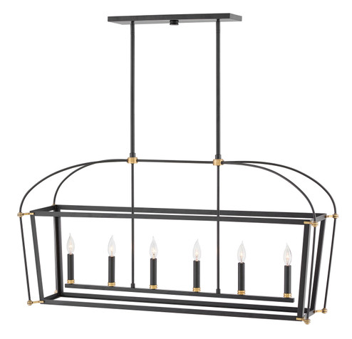 Selby LED Pendant in Black (13|4054BK)